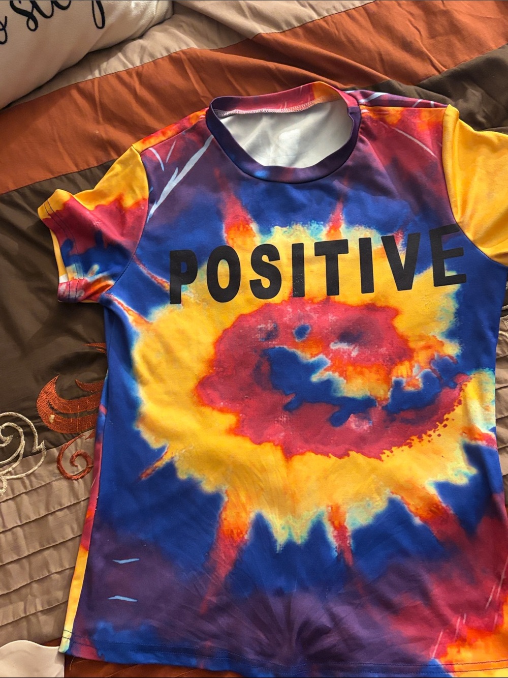 Positive Tie-Dye women’s ' Short Sleeve Tee - Multicolor